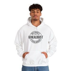 100 Percent Genealogist Hoodie in by Genealogy Keepsakes