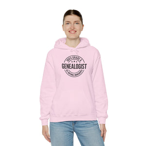 100 Percent Genealogist Hoodie in by Genealogy Keepsakes