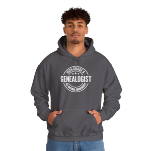 100 Percent Genealogist Hoodie in by Genealogy Keepsakes