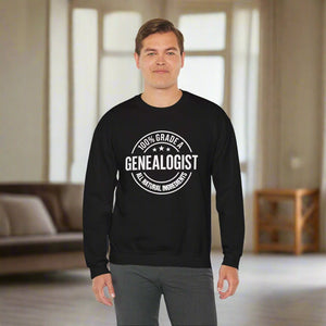 100 Percent Genealogist Sweatshirt in by Genealogy Keepsakes
