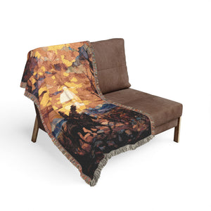 American Civil War Woven Blanket in by Genealogy Keepsakes