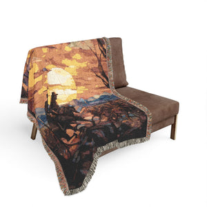 American Civil War Woven Blanket in by Genealogy Keepsakes