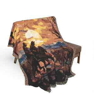 American Civil War Woven Blanket in Artwork by Genealogy Keepsakes