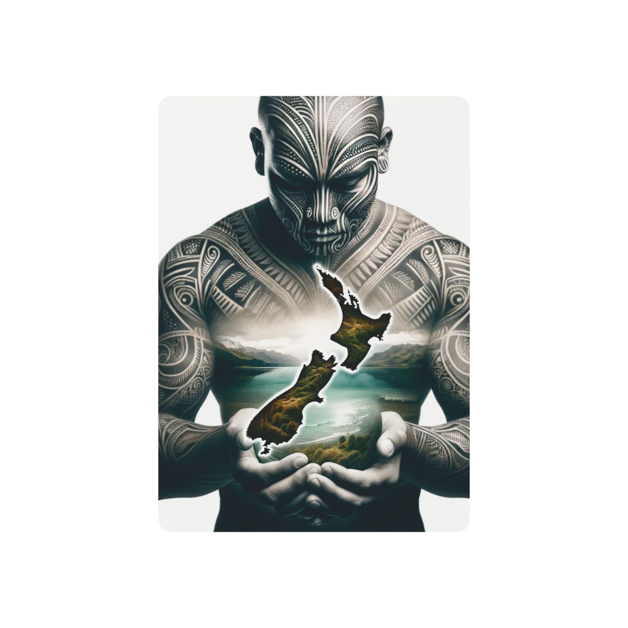 Aotearoa’s Guardian – New Zealand Heritage Playing Cards in 2.5" x 3.5" by Genealogy Keepsakes