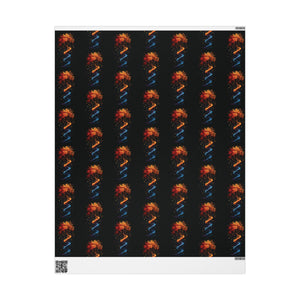 DNA Tree of Life Gift Wrap: Colorful, Modern, Artful Fun! in 30" x 36" by Genealogy Keepsakes