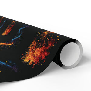 DNA Tree of Life Gift Wrap: Colorful, Modern, Artful Fun! in by Genealogy Keepsakes