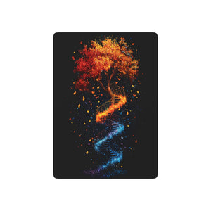 DNA Tree of Life Playing Cards in 2.5" x 3.5" by Genealogy Keepsakes