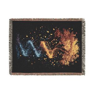 DNA Tree of Life Woven Blanket in by Genealogy Keepsakes