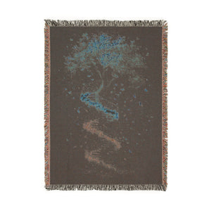 DNA Tree of Life Woven Blanket-