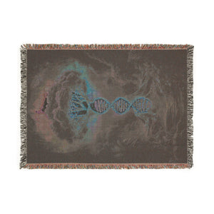 DNA Tree Of Life Woven Blanket in by Genealogy Keepsakes