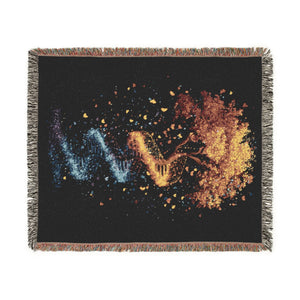 DNA Tree of Life Woven Blanket in Artwork by Genealogy Keepsakes