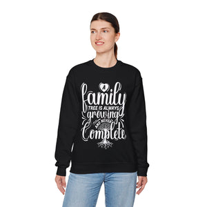 Family Tree Is Always Growing Sweatshirt in by Genealogy Keepsakes