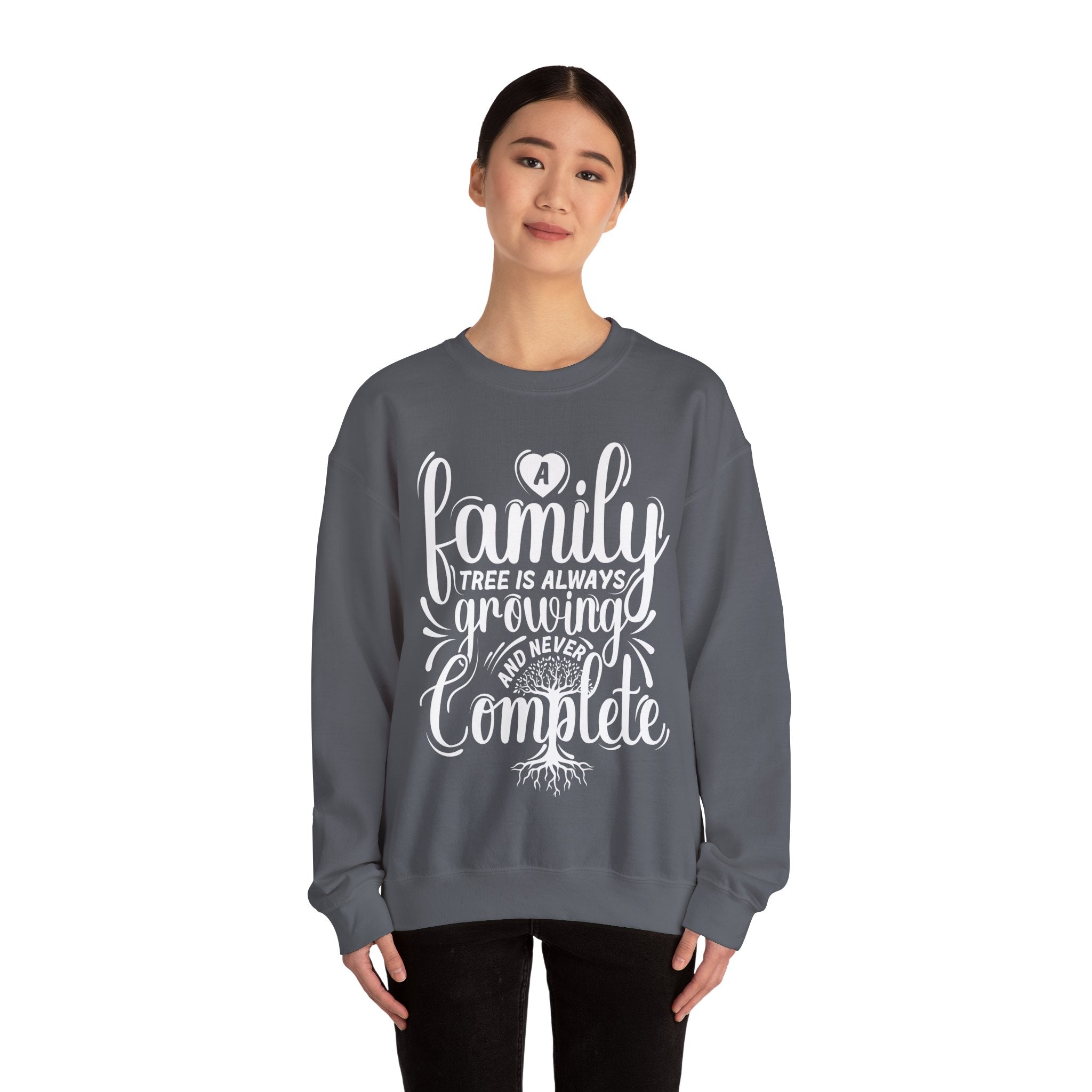 Family Tree Is Always Growing Sweatshirt in by Genealogy Keepsakes