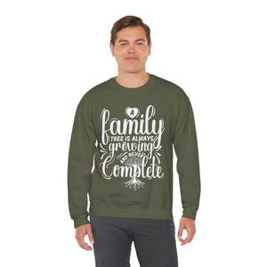 Family Tree Is Always Growing Sweatshirt in by Genealogy Keepsakes
