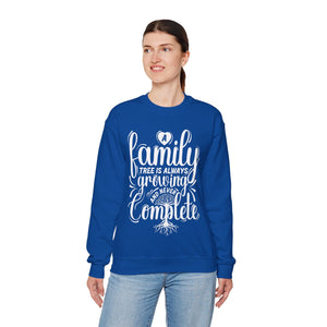 Family Tree Is Always Growing Sweatshirt in by Genealogy Keepsakes