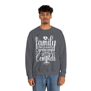 Family Tree Is Always Growing Sweatshirt in by Genealogy Keepsakes
