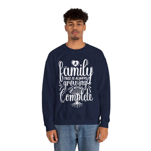 Family Tree Is Always Growing Sweatshirt in by Genealogy Keepsakes