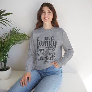 Family Tree Is Always Growing Sweatshirt in Light Pink by Genealogy Keepsakes