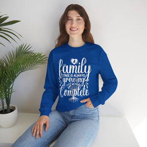 Family Tree Is Always Growing Sweatshirt in Light Pink by Genealogy Keepsakes