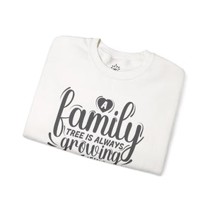 Family Tree Is Always Growing Sweatshirt in Light Pink by Genealogy Keepsakes