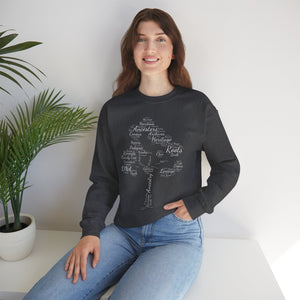 Family Tree Word Cloud Sweatshirt in by Genealogy Keepsakes
