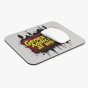 Genealogy Addict At Work Mouse Pad-