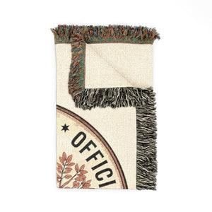 Genealogy Addict Club Woven Blanket in by Genealogy Keepsakes