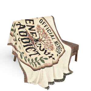 Genealogy Addict Club Woven Blanket in Artwork by Genealogy Keepsakes
