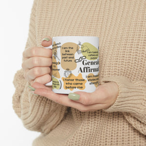 Genealogy Affirmations Mug (11oz|15oz) in by Genealogy Keepsakes
