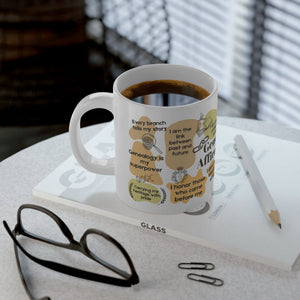 Genealogy Affirmations Mug (20oz) in White by Genealogy Keepsakes