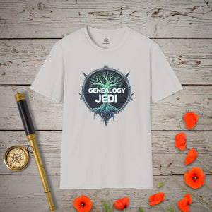Genealogy Jedi T-Shirt in Ice Grey by Genealogy Keepsakes