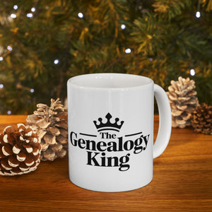 Genealogy King Mug (11oz|15oz) in by Genealogy Keepsakes