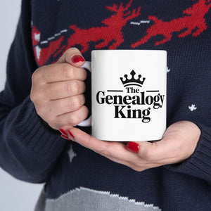 Genealogy King Mug (11oz|15oz) in by Genealogy Keepsakes
