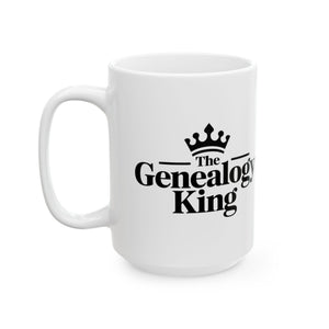 Genealogy King Mug (11oz|15oz) in by Genealogy Keepsakes