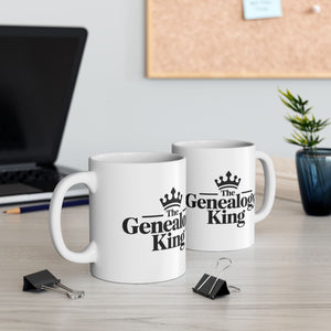 Genealogy King Mug (11oz|15oz) in by Genealogy Keepsakes