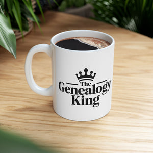 Genealogy King Mug (11oz|15oz) in by Genealogy Keepsakes