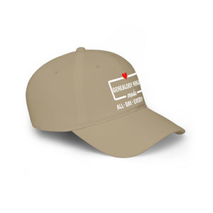 Genealogy Ninja Mode — "All • Day • Every • Day" Baseball Cap in by Genealogy Keepsakes