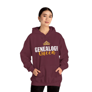 Genealogy Queen Hoodie in by Genealogy Keepsakes