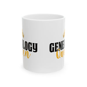 Genealogy Queen Mug (11oz|15oz) in 11oz by Genealogy Keepsakes