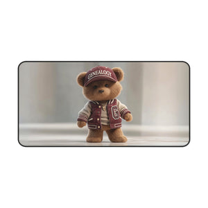 Genealogy Teddy Bear Desk Mat-16" × 32"