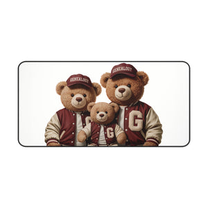 Genealogy Teddy Bears Desk Mat-16" × 32"