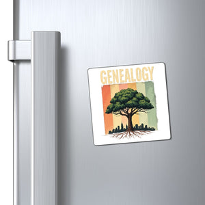 Genealogy Tree Refrigerator Magnet in by Genealogy Keepsakes