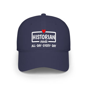 Historian Mode — "All • Day • Every Day" Baseball Cap in One size by Genealogy Keepsakes