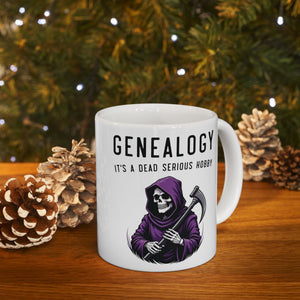 It's A Dead Serious Hobby Mug (11oz|15oz) in by Genealogy Keepsakes