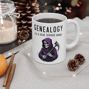 It's A Dead Serious Hobby Mug (11oz|15oz) in by Genealogy Keepsakes