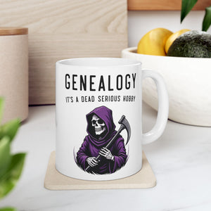 It's A Dead Serious Hobby Mug (11oz|15oz) in by Genealogy Keepsakes