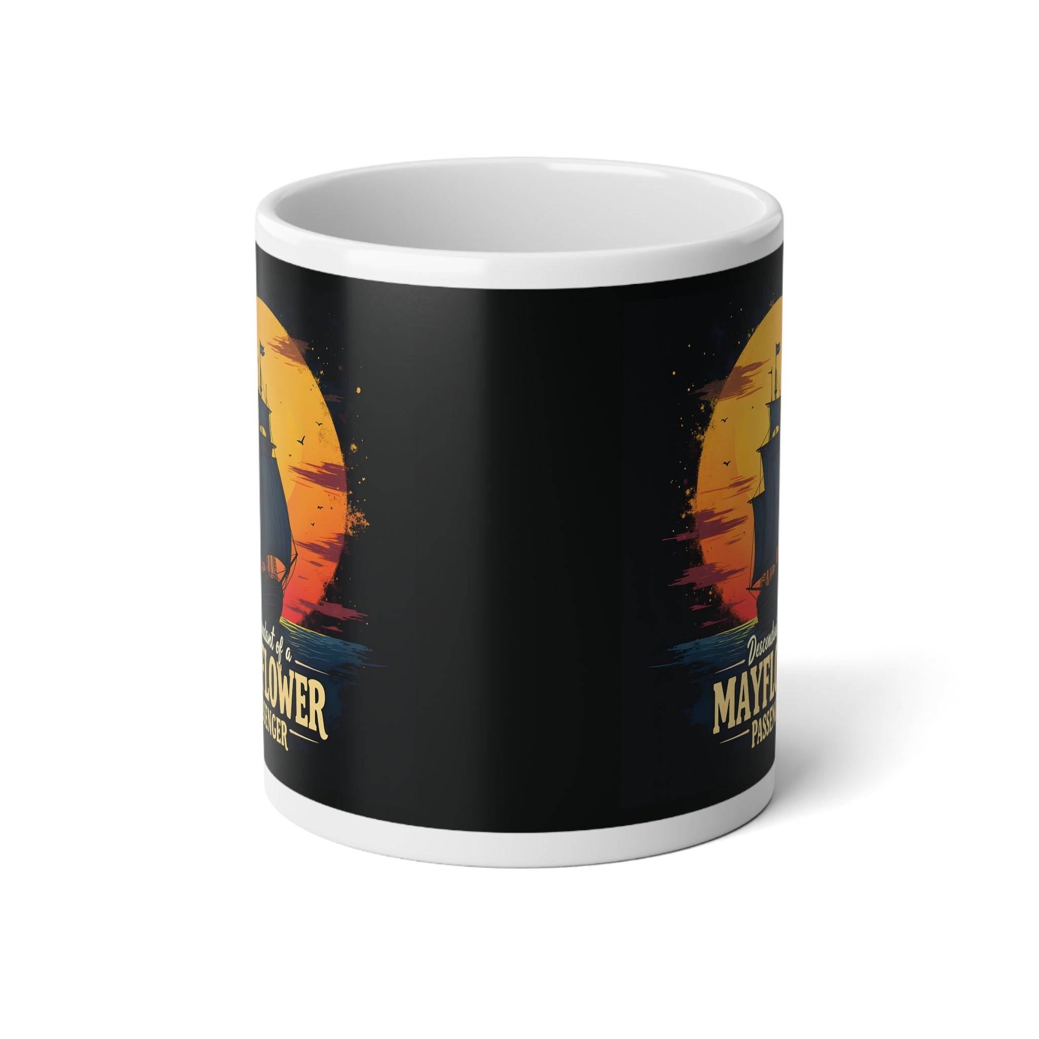 Mayflower Passenger Descendant Mug (20oz) in by Genealogy Keepsakes