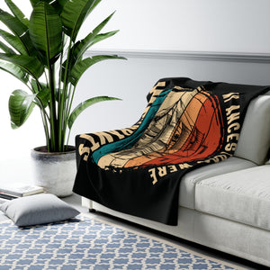 My Ancestors Were Immigrants Sherpa Fleece Blanket in 30" × 40" by Genealogy Keepsakes