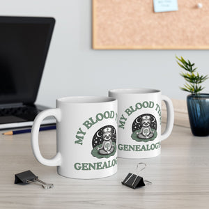 My Blood Type? Genealogy+ Mug (11oz|15oz)-