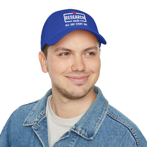 Research Mode — "All • Day • Every • Day" Baseball Cap in by Genealogy Keepsakes